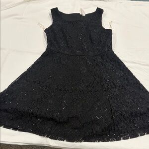 Aeropostale Elegant Black Lace Dress